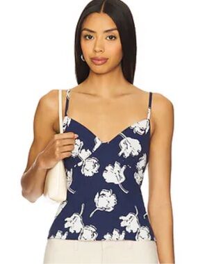 Free People Susie Floral Top